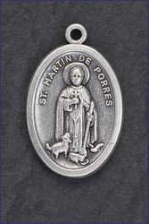 St. Martin De Porres: Oxidized Medal" itemprop="image