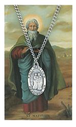 St. Matthew Prayer Card & Pendant Set" itemprop="image