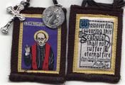 St. Maximilian Kolbe brown Scapular" itemprop="image