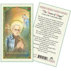 St. Maximilian Kolbe Holy Cards" itemprop="image