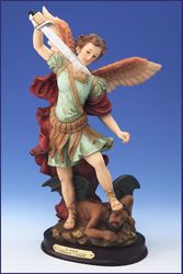 St. Michael Florentine Statue (12 inch)" itemprop="image