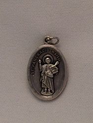 St. Pancracio Oxidized Medal" itemprop="image