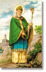 St Patrick Wallet Sized Laminated Holy Card" itemprop="image