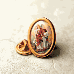 St. Raphael Archangel Religious Lapel Pin" itemprop="image