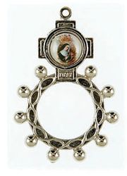 St. Rita Finger Ring Rosary" itemprop="image