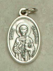 St. Stephen Oxidized Medal" itemprop="image