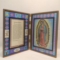 Stained Glass Picture Frame Our Lady of Guadalupe" itemprop="image