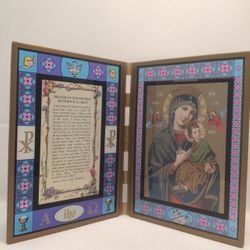 Stained Glass Picture Frame Our Lady of Perepetual Help" itemprop="image