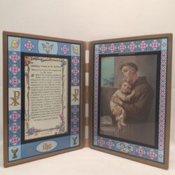 Stained Glass Picture Frame St. Anthony" itemprop="image