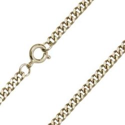 Stainless Gold Plated Curb Neck Chain" itemprop="image