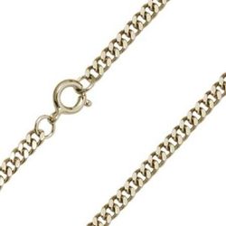 Stainless Gold Plated Curb Neck Chain" itemprop="image