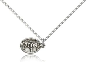 Sterling Silver 2004 Charm Medal Pendant" itemprop="image