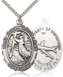 Sterling Silver 4-Way Medal Pendant" itemprop="image