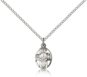 Sterling Silver 5-Way / Chalice Medal Pendant" itemprop="image