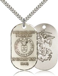 Sterling Silver Air Force Iraq Medal Pendant" itemprop="image