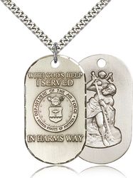 Sterling Silver Air Force Medal Pendant" itemprop="image