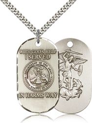 Sterling Silver Army Medal Pendant" itemprop="image