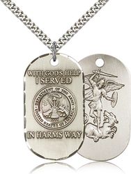 Sterling Silver Army Medal Pendant" itemprop="image