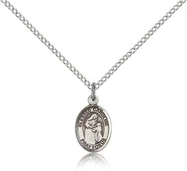 Sterling Silver Blessed Caroline Gerhardinger Pend - Small" itemprop="image