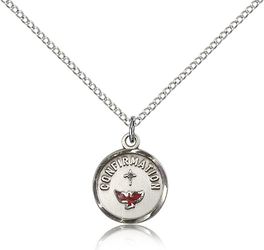 Sterling Silver Confirmation Medal Pendant" itemprop="image