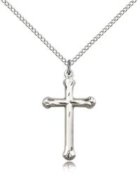 Sterling Silver Cross Medal Pendant" itemprop="image