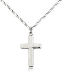 Sterling Silver Cross Medal Pendant" itemprop="image