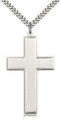 Sterling Silver Cross Medal Pendant" itemprop="image