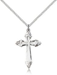 Sterling Silver Cross Medal Pendant" itemprop="image