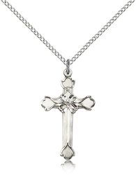 Sterling Silver Cross Medal Pendant" itemprop="image