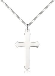 Sterling Silver Cross Medal Pendant" itemprop="image