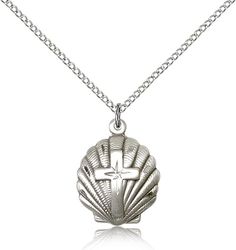 Sterling Silver Cross Medal Pendant" itemprop="image