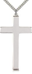 Sterling Silver Cross Medal Pendant" itemprop="image