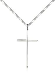 Sterling Silver Cross Medal Pendant" itemprop="image