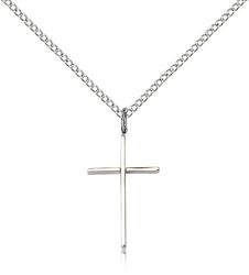 Sterling Silver Cross Medal Pendant" itemprop="image