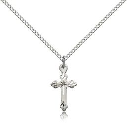 Sterling Silver Cross Medal Pendant" itemprop="image