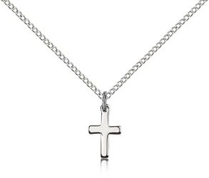 Sterling Silver Cross Medal Pendant" itemprop="image