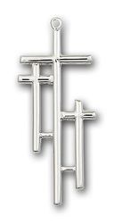 Sterling Silver Cross Medal Pendant" itemprop="image