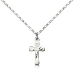 Sterling Silver Cross Medal Pendant" itemprop="image