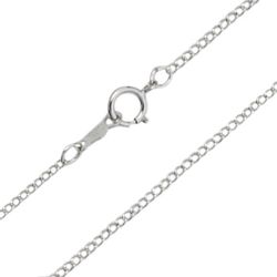 Sterling Silver Curb Neck Chain" itemprop="image