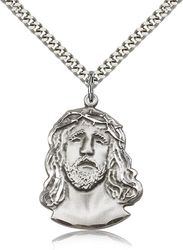 Sterling Silver Ecce Homo Medal Pendant" itemprop="image