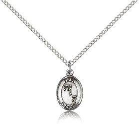 Sterling Silver First Penance Medal Pendant" itemprop="image