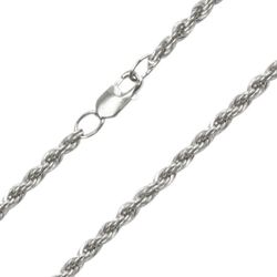 Sterling Silver French Rope Neck Chain" itemprop="image