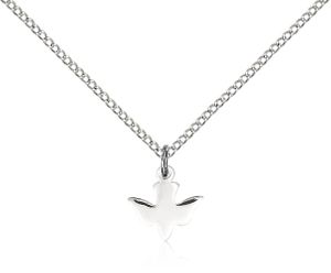 Sterling Silver Holy Spirit Medal Pendant" itemprop="image