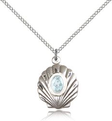 Sterling Silver Miraculous Medal Pendant" itemprop="image