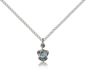 Sterling Silver Miraculous Medal Pendant" itemprop="image