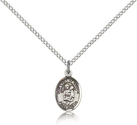 Sterling Silver Our Lady of Knock Patron Saint Medal Pendant - Small" itemprop="image