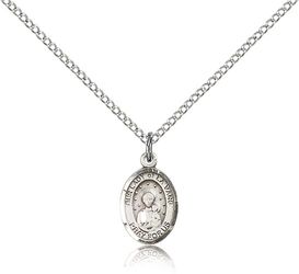 Sterling Silver Our Lady of La Vang Patron Saint Medal Pendant - Small" itemprop="image