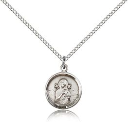 Sterling Silver Our Lady of Perpetual Help Medal Pendant" itemprop="image