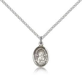 Sterling Silver Our Lady of Perpetual Help Patron Saint Medal Pendant - Small" itemprop="image