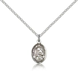 Sterling Silver Our Lady of Providence Patron Saint Medal Pendant - Small" itemprop="image